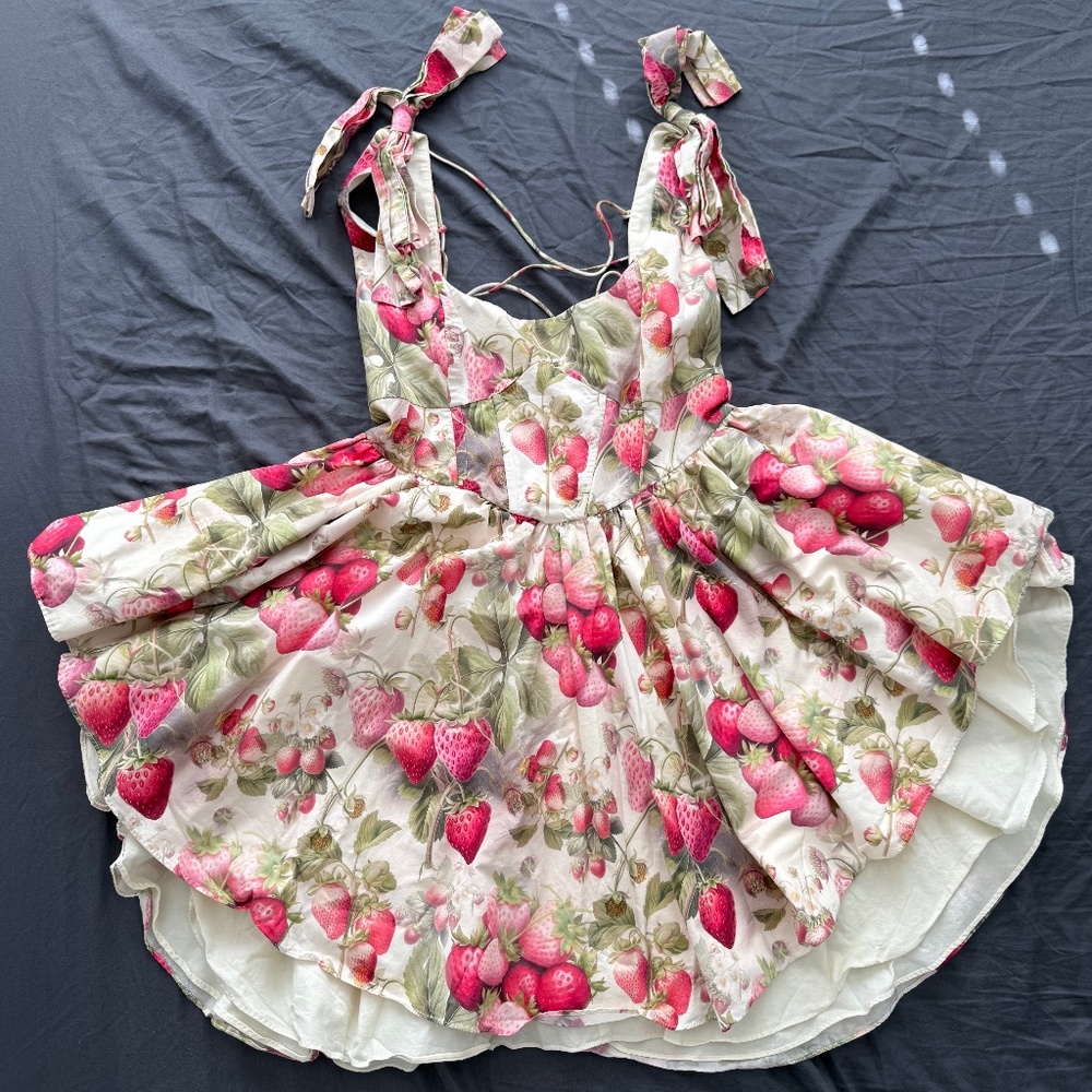Selkie The Strawberry Cream Farmers Market Dress
